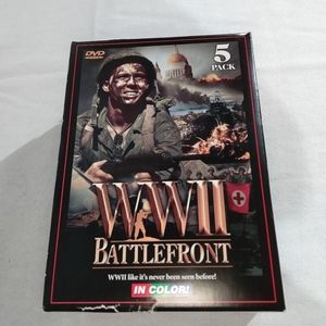WWII Battlefront 5 Disc Set In Color Edition Historical Madacy Entertainment